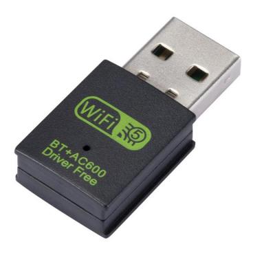 USB Wireless Adapter PC Wifi Dongle Wireless Dual-band 2.4GHz5.8GHz Network Adapter Fast Transmission Drive Free USB 2.0 USB Computer Network Adapters for Computer Laptop steadfast