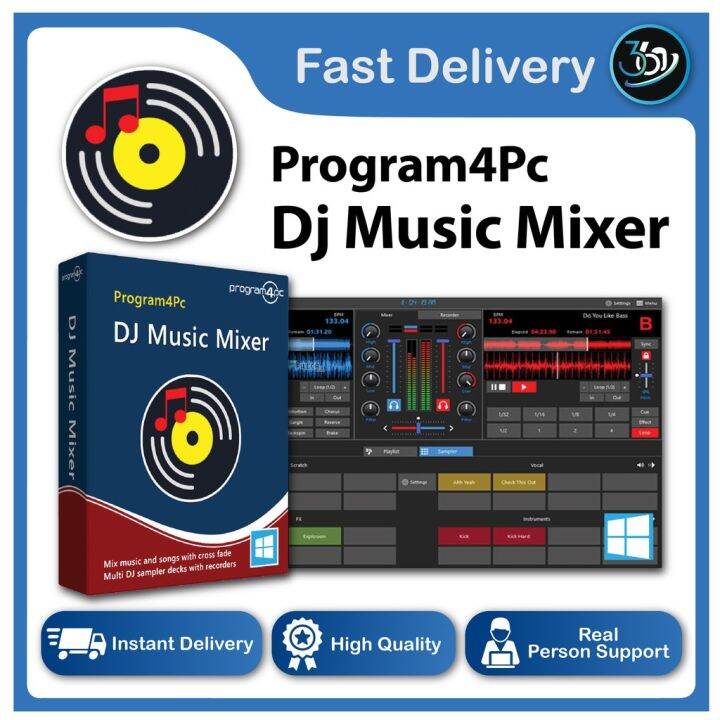 Program4Pc DJ Music Mixer 8.3 Lazada