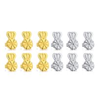 3-Pairs Earring Backs,Earring Backs Lifter for Heavy Earrings, Adjustable Hypoallergenic Secure Earring Backs