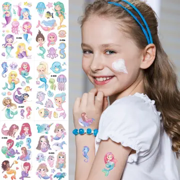 Mermaid Temporary Tattoos