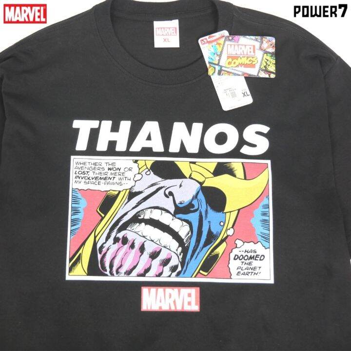 เสื้อยืดผ้าฝ้ายpower-7-shop-เสื้อยืดการ์ตูน-ลาย-มาร์เวล-ลิขสิทธ์แท้-marvel-comics-t-shirts-mvx-046-l-xl-xxl-3xl-d5ke