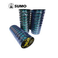 สายเอ็นตกปลา SUMO (ซูโม่) ม้วนเล็ก 100m เอ็นโหลด 10-45 ปอนด์ สีเขียวขี้ม้า