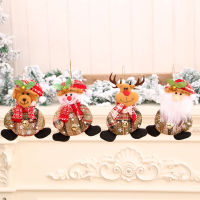 เครื่องประดับคริสต์มาสสวัสดีปีใหม่ซานตาคลอส Snowman ตกแต่งต้นคริสต์มาสคริสต์มาสของขวัญ DIY แขวนจี้ตกแต่งบ้าน