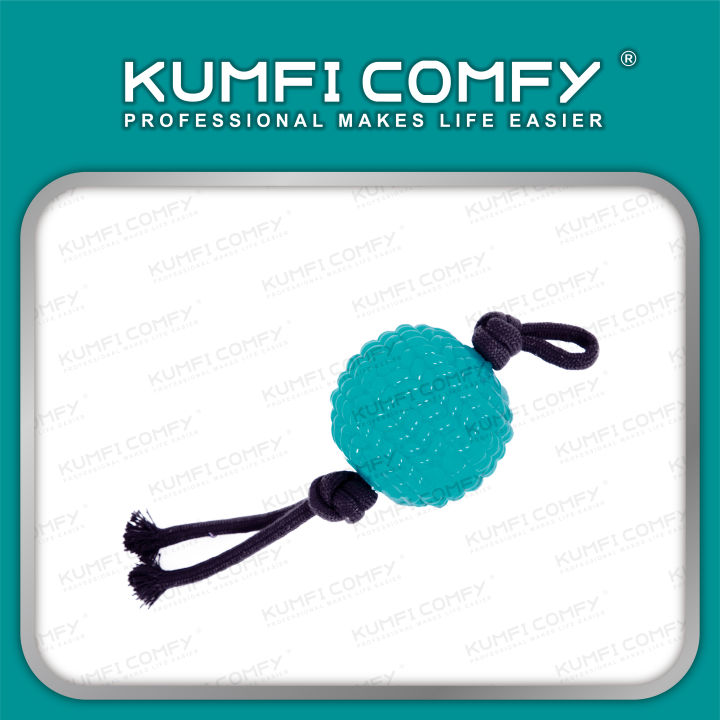 ลูกบอลกัดเล่น-ของเล่นสุนัข-ball-on-rope-chew-kumfi-comfy-จากตัวแทนจำหน่ายอย่างเป็นทางการ-เจ้าเดียวในประเทศไทย