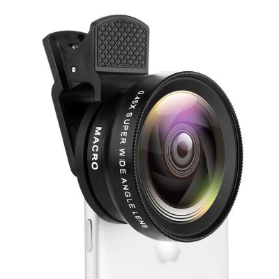 Macro Lens Android Camera - 2 1 Mobile Phone Lens Universal Clip 37mm Camera 0.45x - Aliexpress