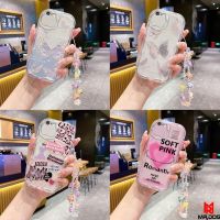 guohongzhilianjiaoyukej เคส iPhone 6 6S 7 8 PLUS X XS XSMAX น่ารักครีมโทรศัพท์กรณี สร้อยข้อมือ TY3