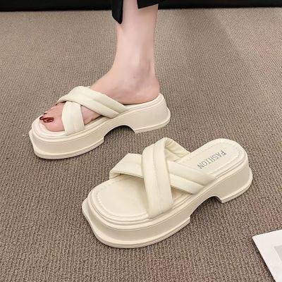 Royallovers ✨（ส่งจากไทย）✨รองเท้าแตะลำลอง รองเท้าแตะผญ แมทช์ง่ายดูผอมแฟชั่นสวยๆ รองเท้าผญ