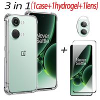 For Case Glass OnePlus Nord 3 Case OnePlus Nord 2 5G Silicone Case Cover OnePlus 9RT pelicula Glass Film OnePlus 9 capa OnePlus Nord3 Screen Protector one plus nord 3 Shockproof Bumper Cover