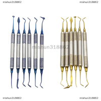 mishun318862 6PC dental COMPOSITE Resin ไส้ไม้พายไทเทเนียมชุบหัวเรซิ่น FILLER set