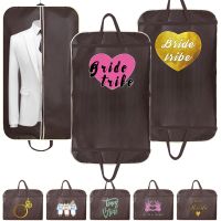 Dustproof Clothing Covers Wedding Dress Dust Cover Suit Coat Storage Bag Bride Printing Garment Bags Hanging Clothes Organizer Wardrobe Organisers