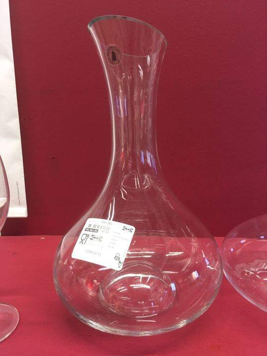 IKEA authentic Stusinte water bottle decanter glass wine decanter 1.7