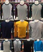 Long Sleeve Slope T-shirt เสื้อยืดไหล่สโลปแขนยาว ผ้าCotton32 100%