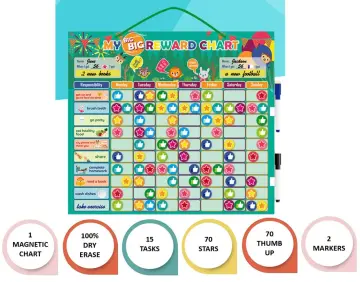 Reusable Chore Chart Sticky Note Daily Routine Chart for Kids Behavior  Chart