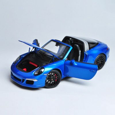 1/18 Scale Cayman GT4 911 Alloy Sports Car Model Metal Diecast Toy 718 Vehicle For Collectible Gift Souvenir Show Collection