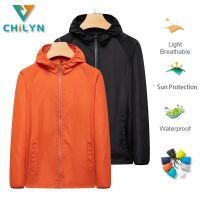 《Qinghe Yi Fang》 CHILYN Men 39; S Hiking Camping Waterproof Jacket Women Reflective Sun Protection Clothing Unsiex Large Size Outdoor Windbreakers