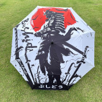 ร่มกอล์ฟ โลโก้ BUSHIDO ぶしどう Golf Umbrella Oni samurai รหัส UMB003