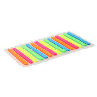 Fluorescent Label Sticker Small Narrow Post It Note Color Very Fine Index Sticker Sticky Note Color Marker Index Sticker