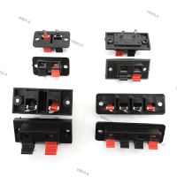 2pcs Connector Terminal 2P 4P Positions Push In Jack Spring Load Audio power supply Speaker Breadboard Clips switch button a1 WB6LA