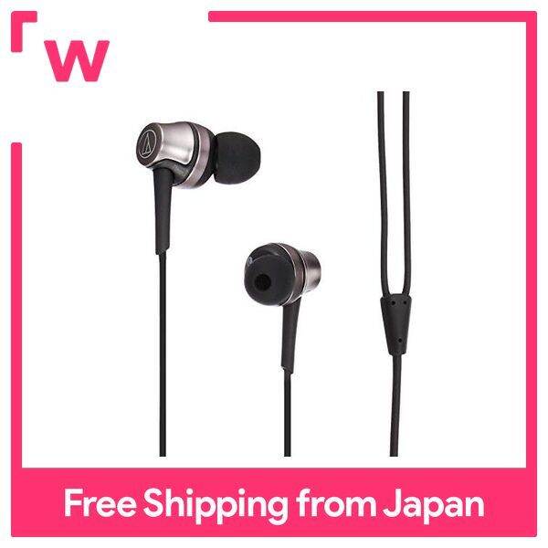 Audio Technica inner ear headphones steel black ATHCKR50 BK Lazada PH