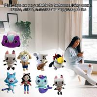 Cartoon Stuffed Animals Dollhouse Plush Toy Girl Dolls Soft Anime Plush Doll Kids Christmas Gifts House Party Wall Decoration pleasant