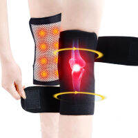 1 คู่ Tourmaline Self Heating เข่า Pad Magnetic Therapy เข่าสนับสนุนรั้งบรรเทาอาการปวดข้ออักเสบเข่า Patella นวดขาอุ่น-Jezker