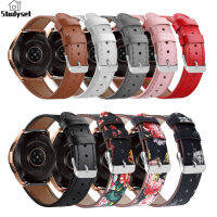 Studyset IN stock Smart Watch Leather Watch Strap Double Color Round Tail for Samsung Galaxy (42mm) SM-R810