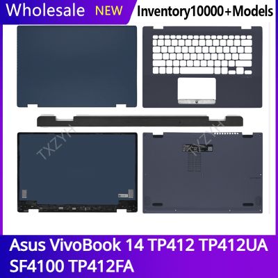 For Asus VivoBook 14 TP412 TP412UA SF4100 TP412FA Laptop LCD back cover Front Bezel Hinges Palmrest Bottom Case A B C D Shell