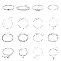 【 Dd】 AIFEI 50 Designs สร้อยข้อมือลูกปัดคริสตัลเงินอิตาลีสำหรับผู้หญิง MODE Korea เครื่องประดับอัญมณี S002