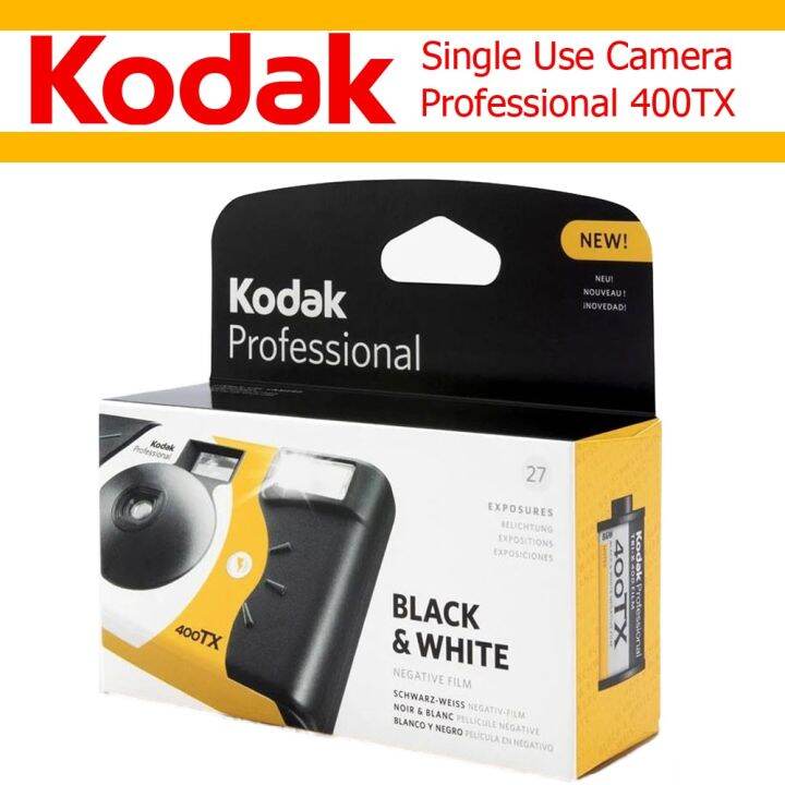 New 27 Photos For Kodak Professional 400TX B W Single Use Camera One