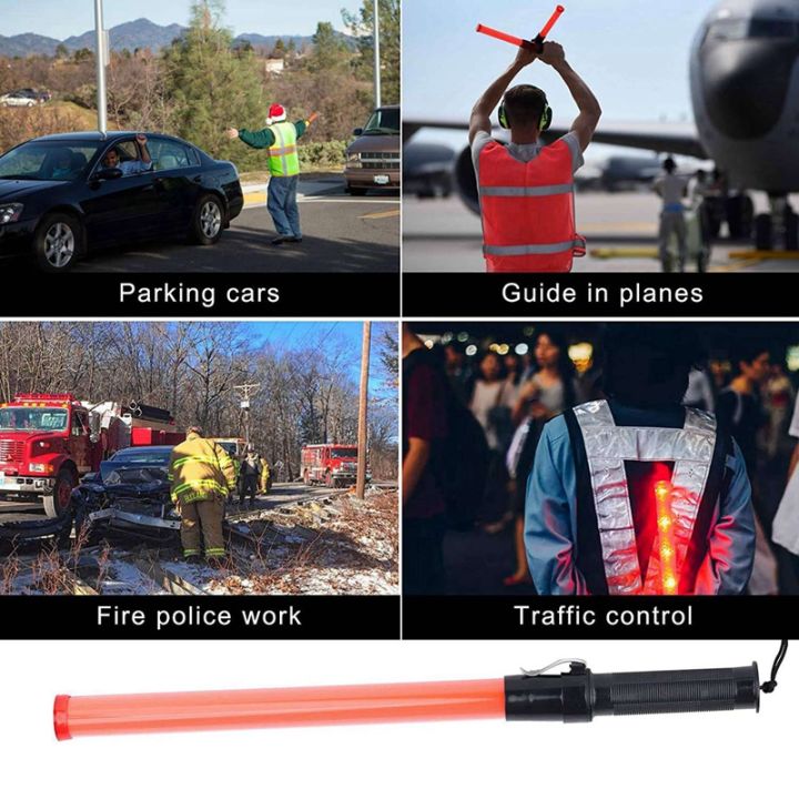 6pack-21inch-signal-traffic-safety-led-light-traffic-wands-for-parking-guides