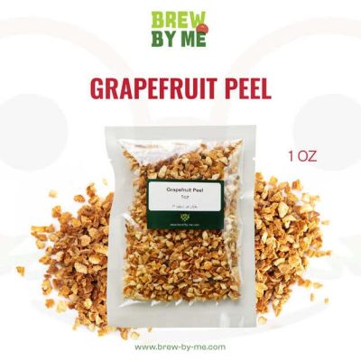 Grapefruit Peel เปลือกเกรปฟรุต แบบแห้ง 1oz (28 กรัม) สำหรับ เบียร์ ไวน์ cocktail cordial infusion syrup หรือ ชา