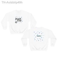 Aolzbiip49h สองครั้ง READY TO BE Pullovers Tzuyu ดอกไม้พิมพ์เสื้อกันหนาว Kpop แฟชั่นผู้หญิงผู้ชายฤดูใบไม้ร่วงขนแกะรอบคอเสื้อกันหนาวสองครั้งเสื้อผ้า