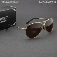 ☫ TUZENGYONG 2023 Brand Alloy Mens Sunglasses Polarized UV400 Lens Sun Glasses For Men Pilot Eyewear Oculos de sol High Quality