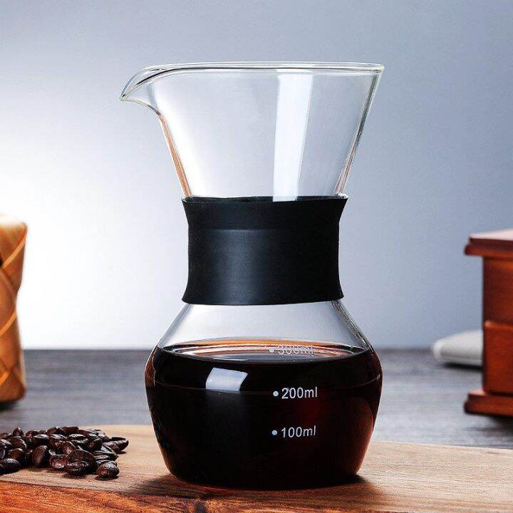 600ml-glass-coffee-kettle-with-stainless-steel-filter-drip-brewing-hot-brewer-coffee-pot-dripper-barista-pour-over-coffee-maker