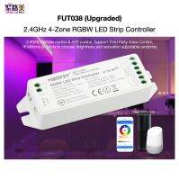 Fut038อัพเกรด2.4Ghz Rgbw แถบไฟ Led Controller Dc12v ~ 24V App / Rf / Third Party การควบคุมด้วยเสียง Miboxer Mi-Light