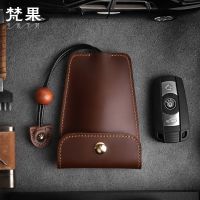 Uniqlo original New key bag mens genuine leather car key bag personalized storage bag retro key bag handmade top layer cowhide key bag