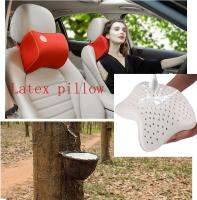 Factory offer sale latex headrest car headrest latex pillow car neck pillow pillow travel massage pillow DIY Seat Cushions