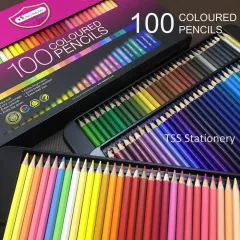 Box Set Masterart 124 Coloured Pencils Colors Coloring Drawing Art Painting  Long