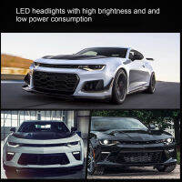 ไฟหน้า YAA‑CMR‑0285‑H คู่ซ้ายขวา LED ไฟหน้าสำหรับรถยนต์สำหรับ Chevrolet Camaro 2014‑2015 LHD