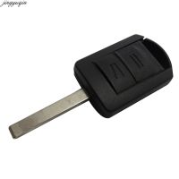 Jingyuqin 2 Buttons Car Remote Control Uncut Key Fob Case Shell for Vauxhall Opel Corsa Agila Meriva Combo 2001 2002 2003 2004