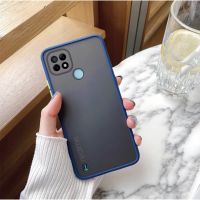 เคสใสกันกระแทก เคสมือถือซิลิโคนใส เคสโทรศัพท์กันกระแทก พร้อมส่ง Case Realme C21  เคสกันกระแทก กันลอยกล้อง ปุ่มสีผิวด้าน ขอบนิ่มหลังขุ่น เรียวมี Realme C21 [ ส่งจากไทย ] เคสใส่บัตร เคส airpods