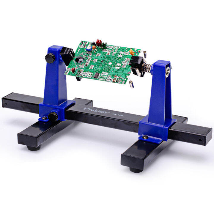 proskit-sn-390-adjustable-pcb-holder-360-degree-rotation-printed-circuit-board-jig-soldering-assembly-stand-clamp-repair-tools