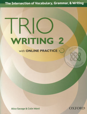 Bundanjai (หนังสือคู่มือเรียนสอบ) Trio Writing 2 Students Book Online Practice (P)