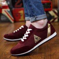 HOT11★Mens Cal Shoes Simple Suede Lightweight Breathable Fashion Anti-collision Cushioning Wear-resistant Non-slip Shoes Men