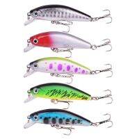 【hot】✖❦ 5pcs/Lot Mixed Colors Fishing Set Hard Bait Sinking Wobblers Artificial Crankbait Tackle