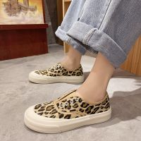 Womens Sneakers Korean Style Round Toe Color Block Canvas Shoes