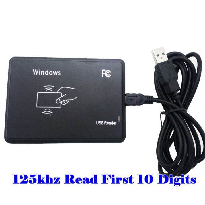 5YOA 125Khz RFID Reader EM4100 USB Proximity Sensor Smart Card Reader ...