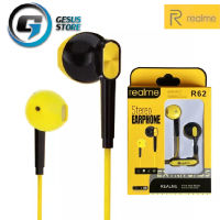 หูฟังเรียวมี Realme R62 Stereo Earphone ของแท้ เสียงดี ช่องเสียบแบบ 3.5 mm Jack ใหม่ล่าสุดจากเรียวมี BY GESUS STORE