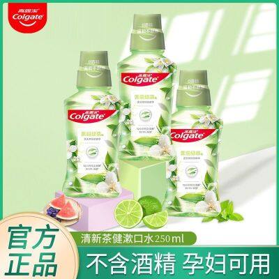 Export from Japan Colgate Jasmine Green Tea Fresh Tea Health Mouthwash Fresh Breath Clean Oral Combo Pack 250ml Portable