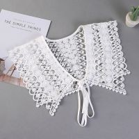 Korean Style Women Shirt Lace Fake Collar Shawl Wrap Girls Doll Collar Detachable Collar Half Shirt Necklace Shawl Accessories